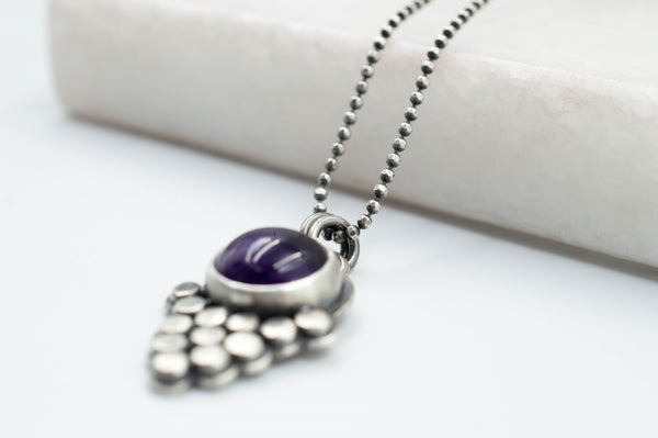 ασημένια χειροποίητα κολιέ