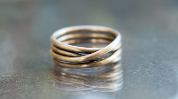 Ασημένιο wrap around δαχτυλίδι