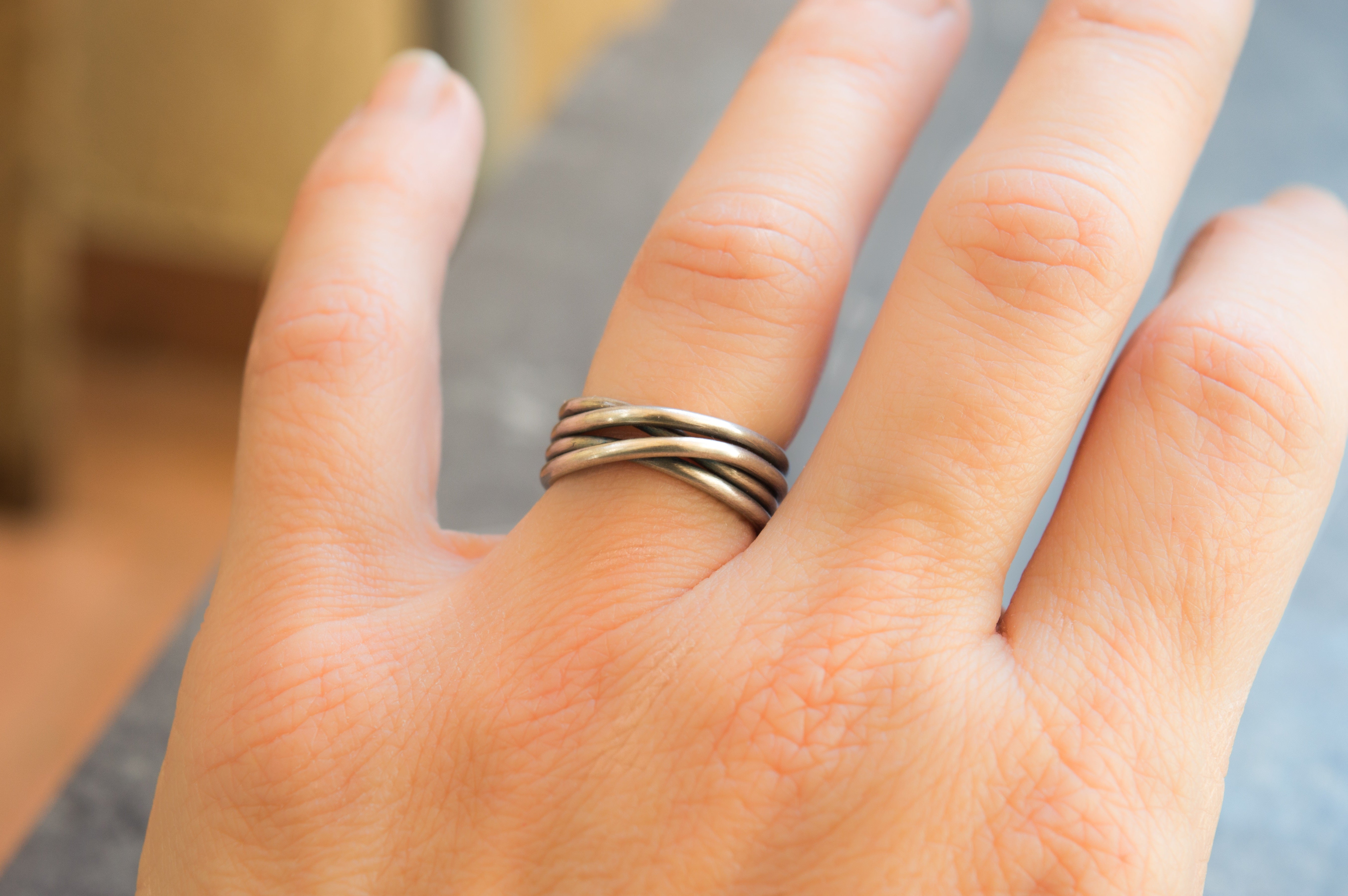 Ασημένιο wrap around δαχτυλίδι