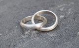 Ασημένιο διπλό δαχτυλίδι unisex