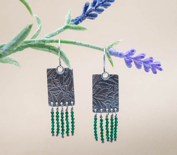 ασημενια σκουλαρικια με πετρες