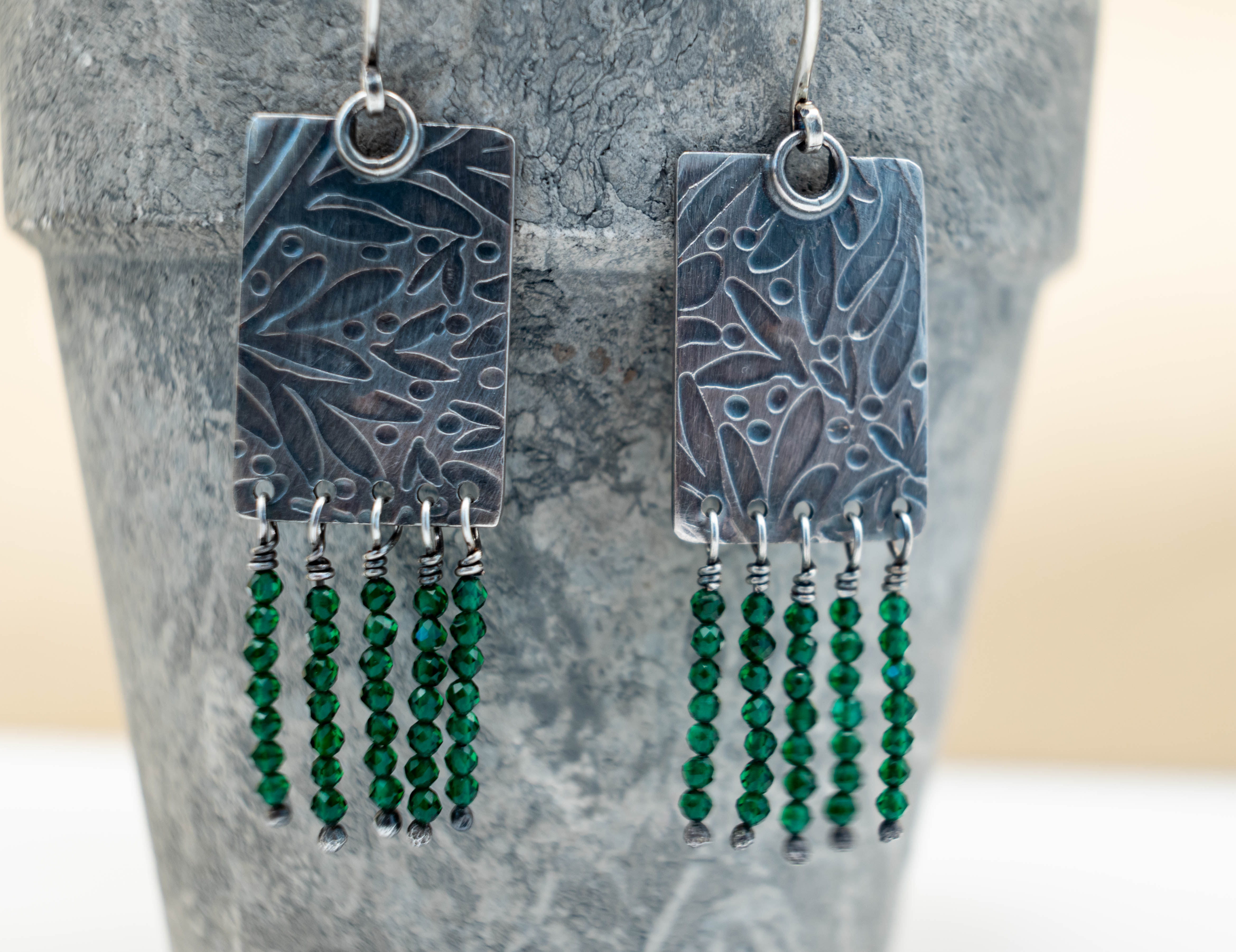 σκουλαρικια με τουρμαλινη