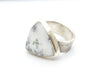 Ασημένιο δαχτυλίδι με Δενδρίτη Αχάτη (Dendritic Agate) - SILVERstro Κοσμήματα