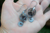 Ασημένια κρεμαστά σκουλαρίκια - SILVERstro Κοσμήματα