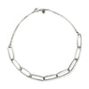 Ασημένιο κολιέ χειροποίητο "συνδετήρας" UNISEX - SILVERstro Κοσμήματα