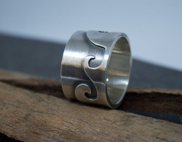 Unisex χειροποίητο ασημένιο δαχτυλίδι - SILVERstro Κοσμήματα