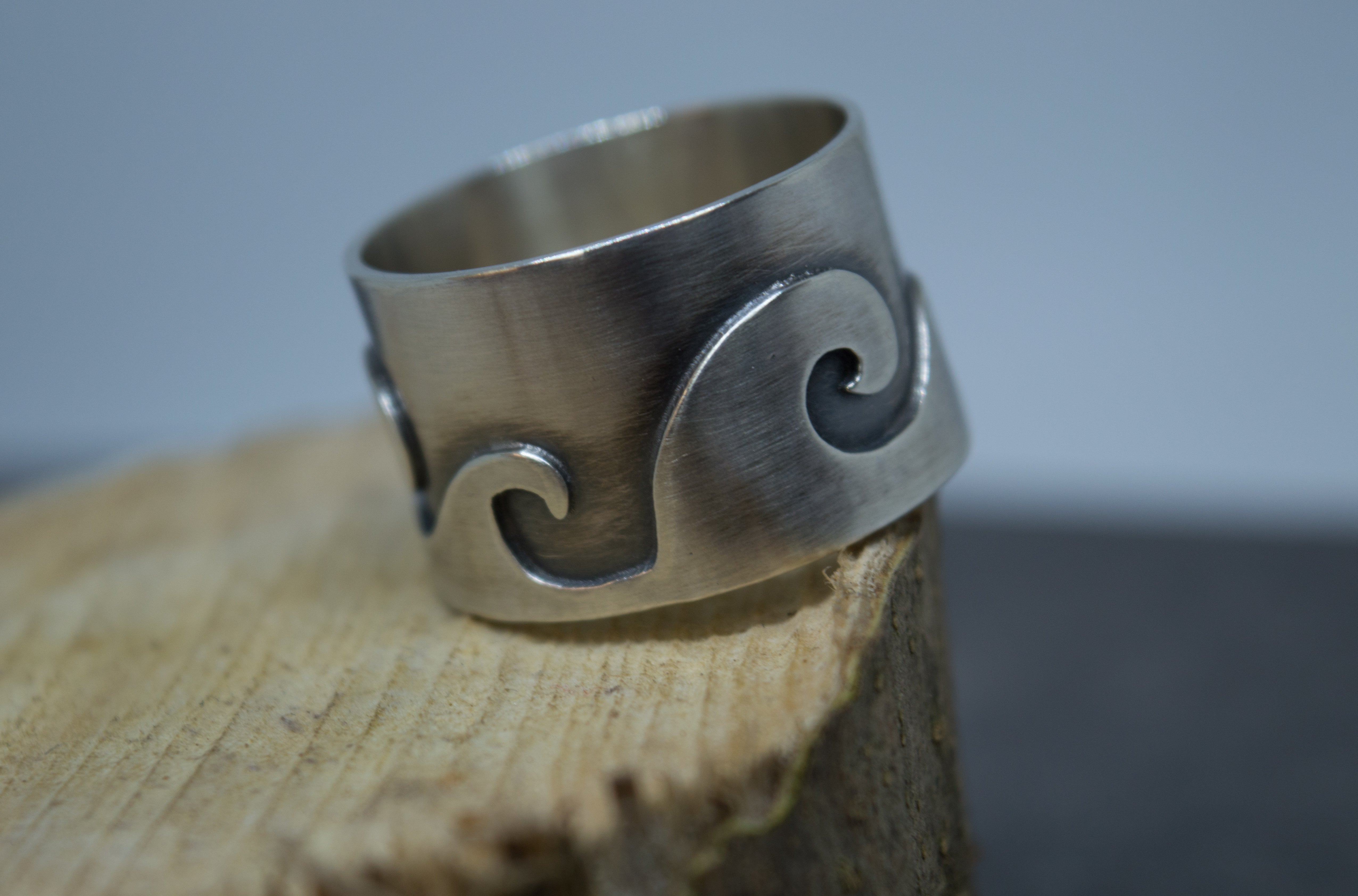 Unisex χειροποίητο ασημένιο δαχτυλίδι - SILVERstro Κοσμήματα