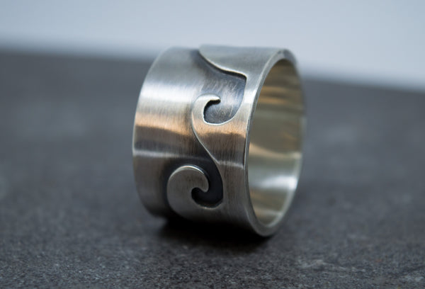 Unisex χειροποίητο ασημένιο δαχτυλίδι - SILVERstro Κοσμήματα