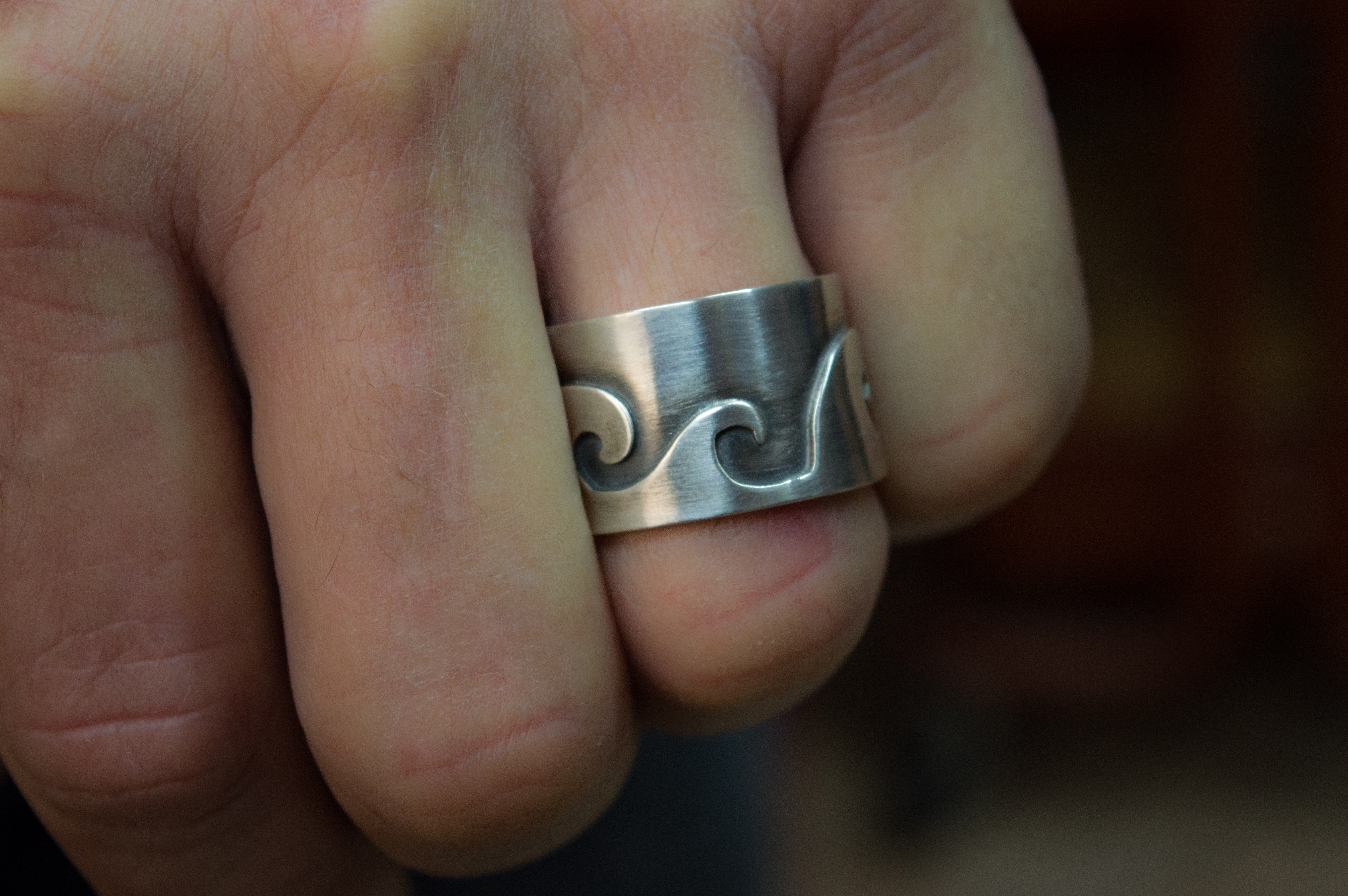 Unisex χειροποίητο ασημένιο δαχτυλίδι - SILVERstro Κοσμήματα