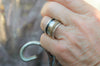Εντυπωσιακό spinner φορεμένο – statement unisex κόσμημα 15mm – SILVERstro
