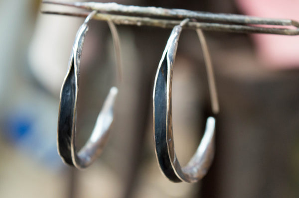 ασημενια σκουλαρικια