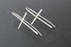 Ασημένια σκουλαρίκια σταυρός