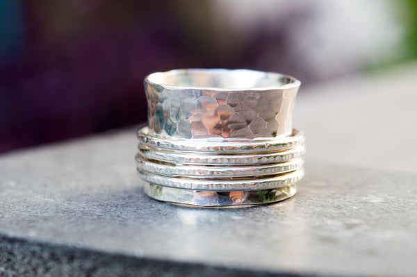 Χειροποίητο spinner 4 βεράκια – studio shot – SILVERstro