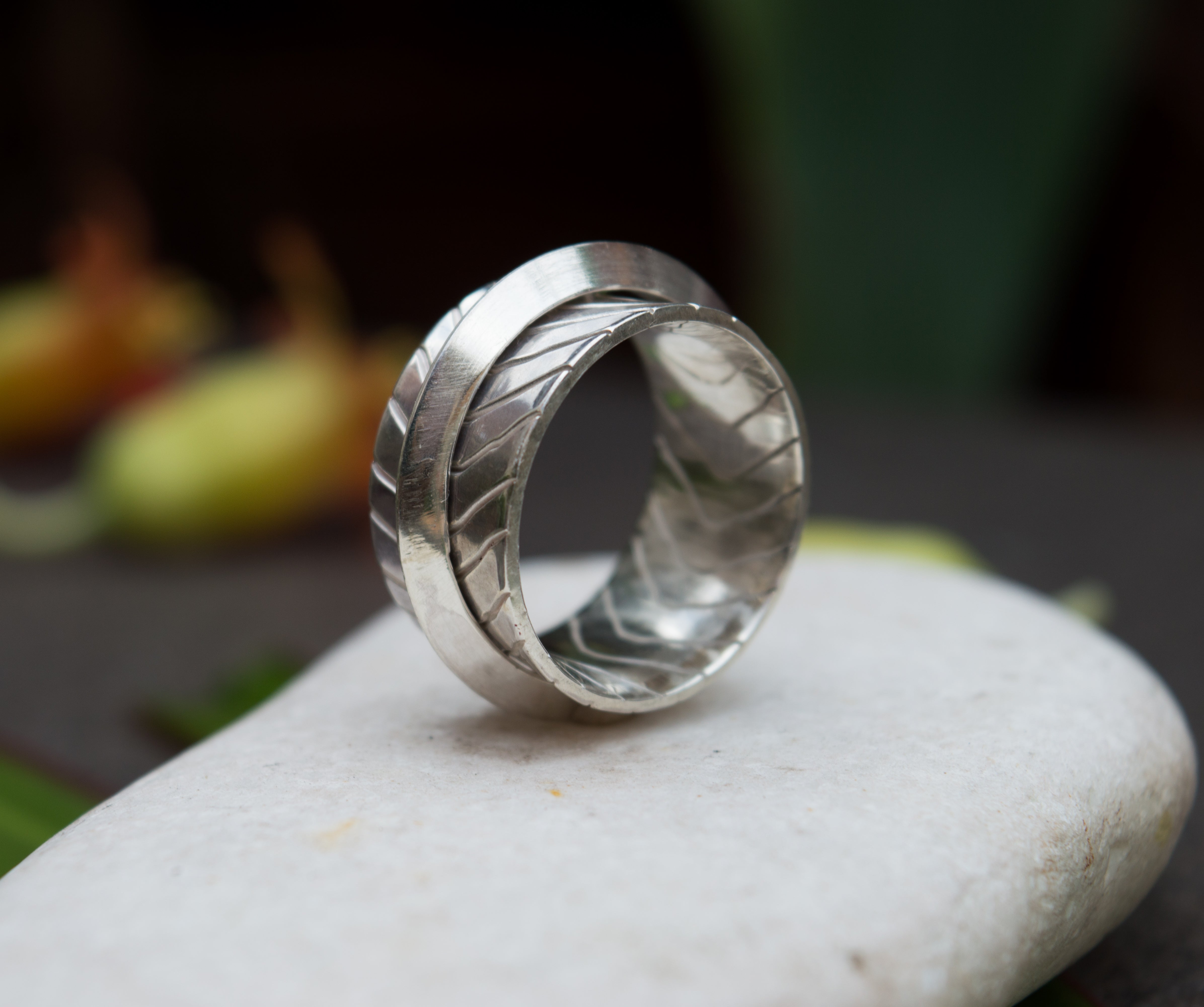 Ασημένιο spinner δαχτυλίδι minimal - SILVERstro Κοσμήματα