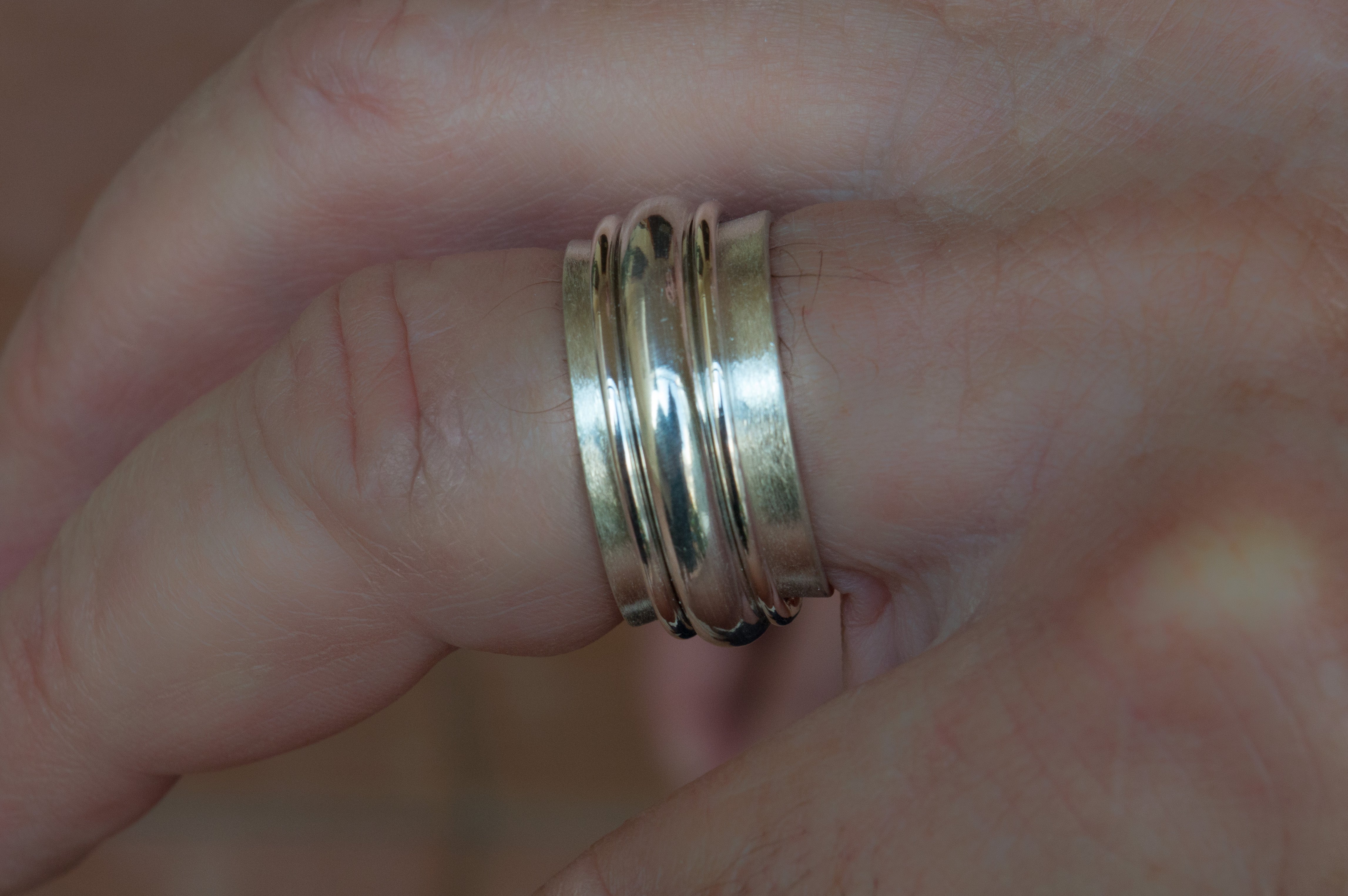 Ανδρικό δαχτυλίδι spinner(spinner ring) - SILVERstro Κοσμήματα